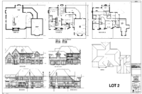 luxury home floor plan Lot 2 in Hall's Lake Estates