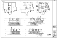 luxury home floor plan Lot 5 in Hall's Lake Estates