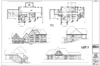 luxury home floor plan Lot 7 in Hall's Lake Estates